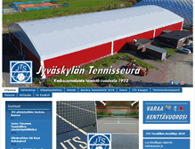 Tablet Screenshot of jyvaskylantennisseura.fi